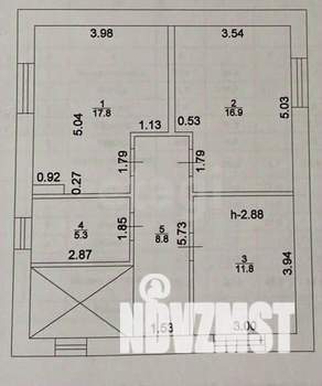 Дом 142м², 2-этажный, участок 6 сот.