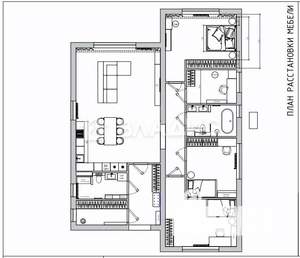 Дом 190м², 1-этажный, участок 5 сот.