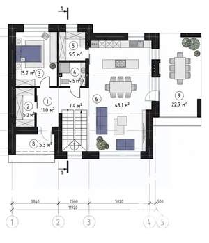 Дом 227м², 2-этажный, участок 9 сот.