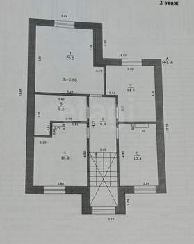 Дом 183м², 2-этажный, участок 5 сот.