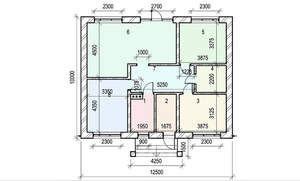 Дача 105м², 1-этажный, участок 6 сот.