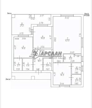 Коттедж 149м², 1-этажный, участок 6 сот.