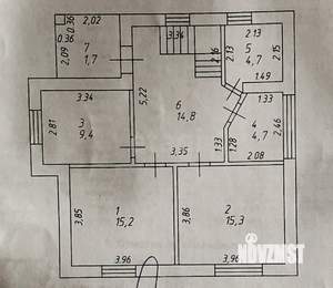 Дом 149м², 2-этажный, участок 8 сот.