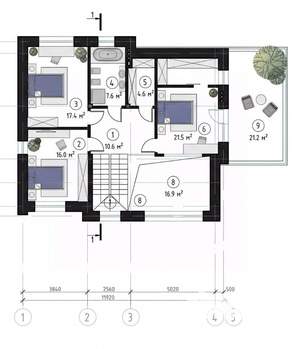 Дом 227м², 2-этажный, участок 9 сот.