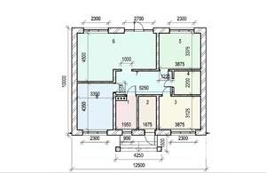 Дача 105м², 1-этажный, участок 6 сот.