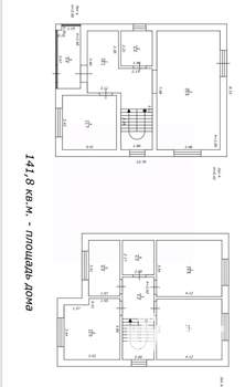 Дом 142м², 2-этажный, участок 6 сот.