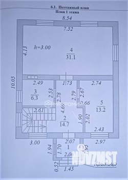 Коттедж 130м², 2-этажный, участок 4 сот.