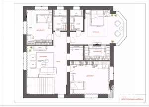 Коттедж 453м², 3-этажный, участок 8 сот.  