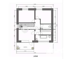 Дом 120м&sup2;, 2-этажный, участок 4 сот.  