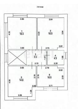 Дом 140м², 2-этажный, участок 7 сот.  