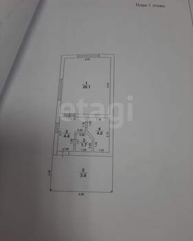 Дача 44м&sup2;, 2-этажный, участок 3 сот.  