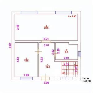 Дом 125м², 2-этажный, участок 5 сот.  