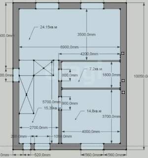 Дом 125м², 2-этажный, участок 4 сот.  