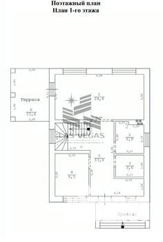 Дом 143м², 2-этажный, участок 5 сот.  