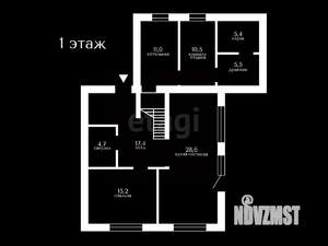 Дом 171м², 2-этажный, участок 6 сот.  