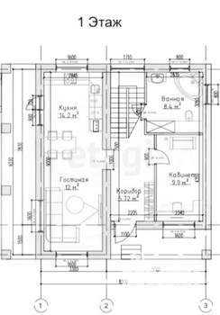Дом 133м&sup2;, 2-этажный, участок 11 сот.  