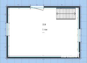 Дом 33м&sup2;, 2-этажный, участок 7 сот.  