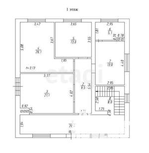 Дом 212м², 2-этажный, участок 5 сот.  