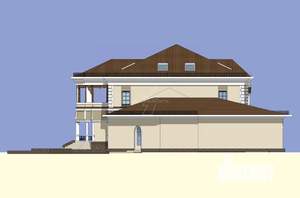 Дом 932м&sup2;, 3-этажный, участок 50 сот.  