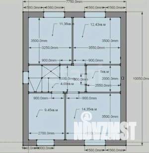 Дом 125м², 2-этажный, участок 4 сот.  