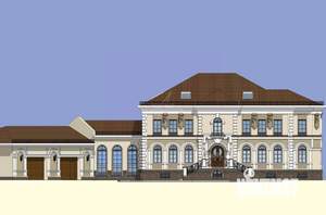 Дом 932м&sup2;, 3-этажный, участок 50 сот.  