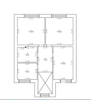 Дом 160м², 2-этажный, участок 6 сот.  