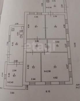 Дом 120м², 1-этажный, участок 12 сот.  