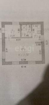 Дом 55м&sup2;, 2-этажный, участок 6 сот.  