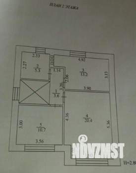 Дом 115м&sup2;, 2-этажный, участок 5 сот.  