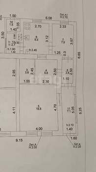 Дом 48м&sup2;, 2-этажный, участок 3 сот.  