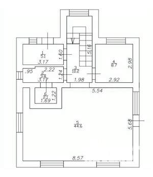 Дом 160м², 2-этажный, участок 5 сот.  
