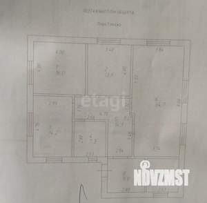 Дом 121м², 1-этажный, участок 6 сот.  
