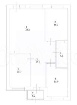 Дом 115м&sup2;, 1-этажный, участок 4 сот.  