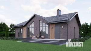 Дом 110м&sup2;, 1-этажный, участок 6 сот.  