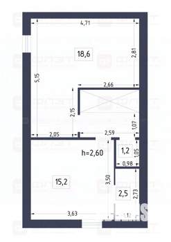 Таунхаус 90м&sup2;, 2-этажный, участок 2 сот.  