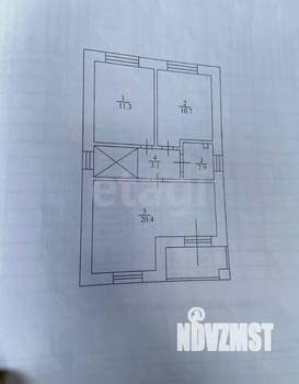 Дом 115м², 2-этажный, участок 4 сот.  