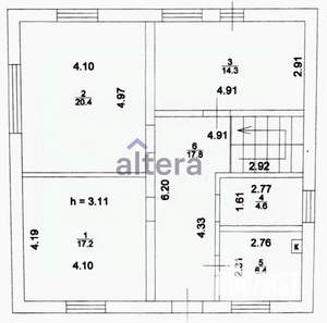 Дом 157м², 2-этажный, участок 10 сот.  