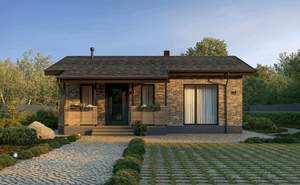 Дом 104м², 1-этажный, участок 10 сот.  