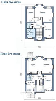 Дом 156м², 2-этажный, участок 6 сот.  