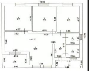 Дом 126м², 1-этажный, участок 6 сот.  