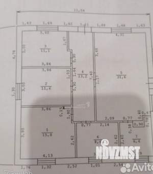 Дом 102м&sup2;, 1-этажный, участок 5 сот.  