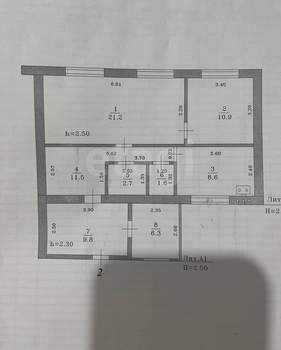 Дом 75м&sup2;, 1-этажный, участок 5 сот.  