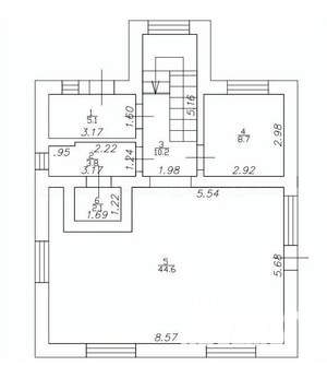 Дом 160м&sup2;, 2-этажный, участок 5 сот.  
