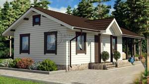 Дом 71м², 1-этажный, участок 4 сот.  