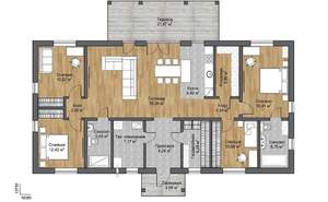 Дом 169м&sup2;, 1-этажный, участок 7 сот.  