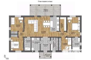 Дом 169м&sup2;, 1-этажный, участок 7 сот.  