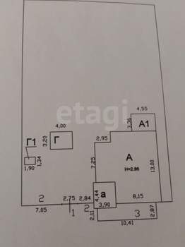 Дом 120м², 1-этажный, участок 12 сот.  
