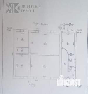 Дом 282м², 2-этажный, участок 6 сот.  