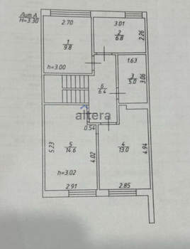 Дом 120м&sup2;, 2-этажный, участок 3 сот.  