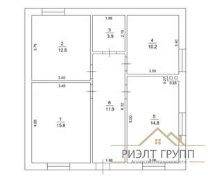 Дача 73м², 1-этажный, участок 4 сот.  